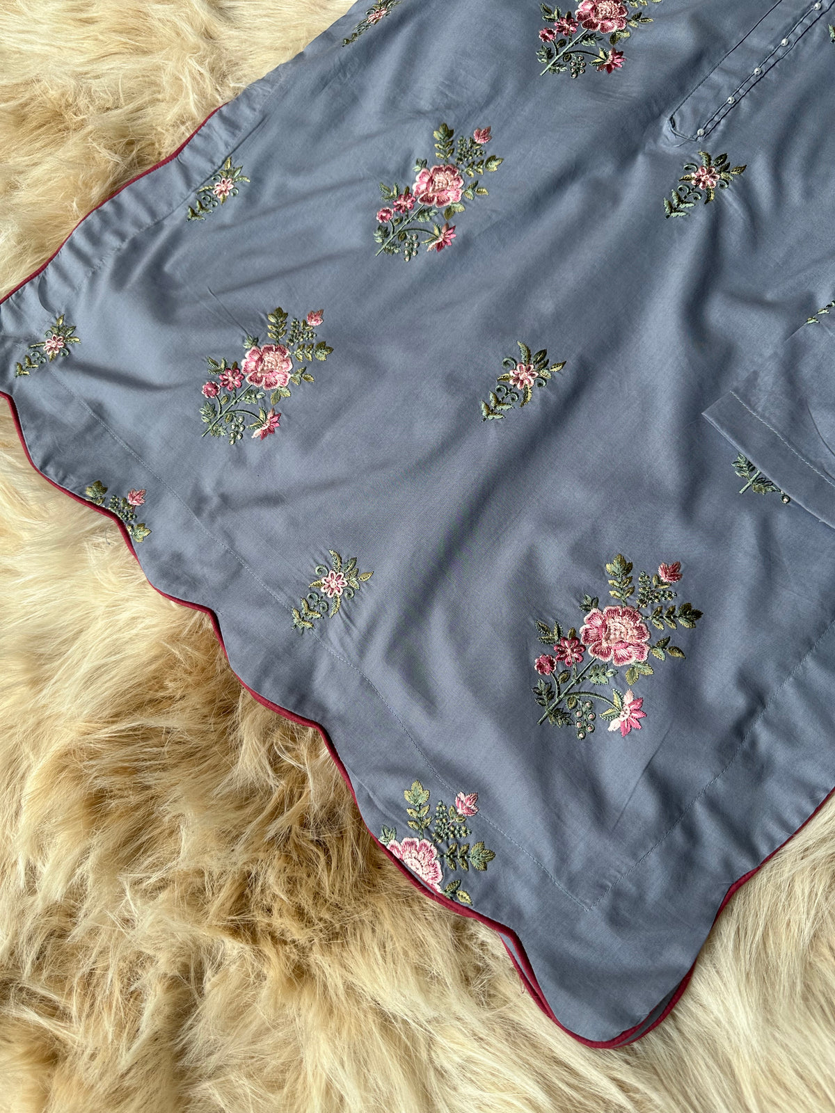Lavender Bloom + Rose Mist Bundle – 2 Stitched Sets